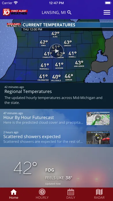 WILX First Alert Weather screenshot 1