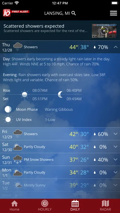 WILX First Alert Weather screenshot 3