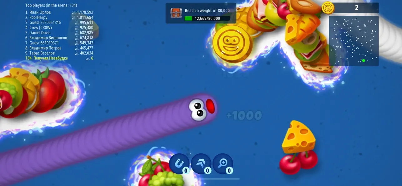 Worms Zone .io — Hungry Snake screenshot 4