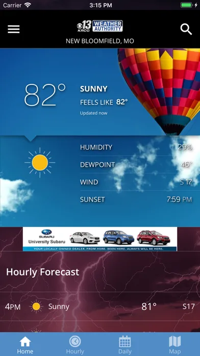 KRCG 13 WEATHER AUTHORITY screenshot 1