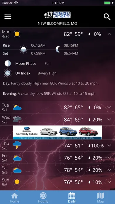 KRCG 13 WEATHER AUTHORITY screenshot 4