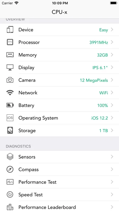 CPU-x Dasher z Battery life screenshot 1