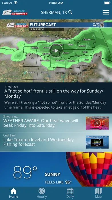 KXII Weather Authority App screenshot 1