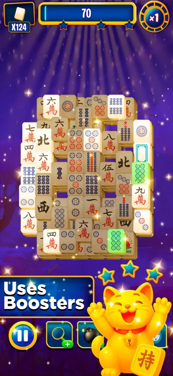 Lucky Cat Mahjong Solitaire screenshot 4