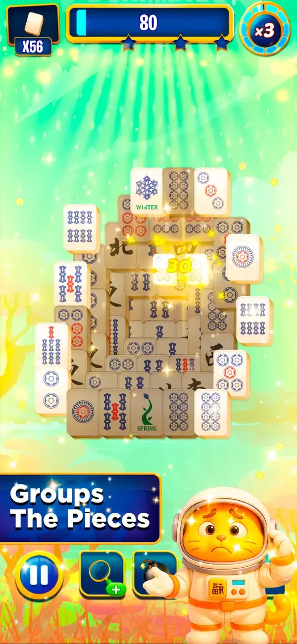 Lucky Cat Mahjong Solitaire screenshot 5