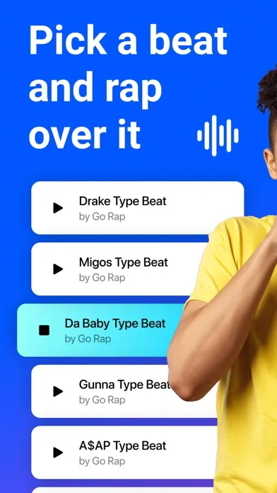 Go Rap - Beat Maker & Effects screenshot 1