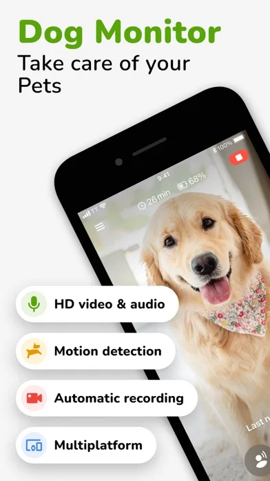 Barkio: Dog Monitor & Pet Cam screenshot 1