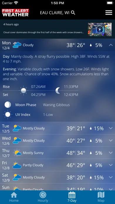 WEAU 13 First Alert Weather screenshot 3