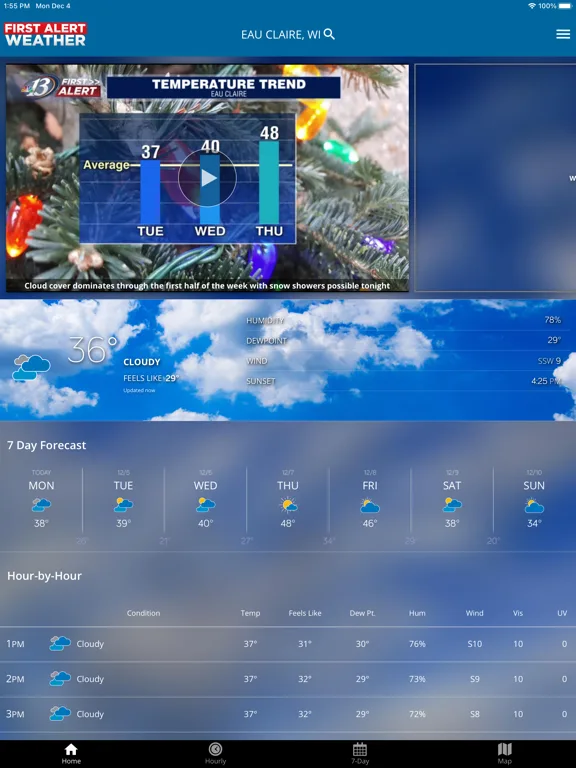 WEAU 13 First Alert Weather screenshot 5