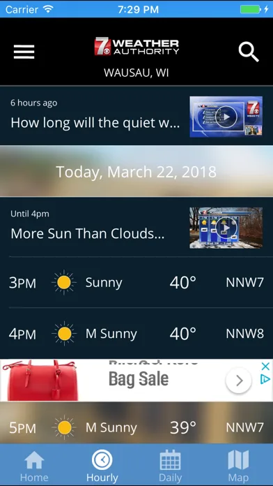 WSAW WZAW First Alert Weather screenshot 2