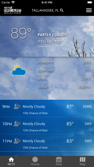 WCTV First Alert Weather screenshot 1