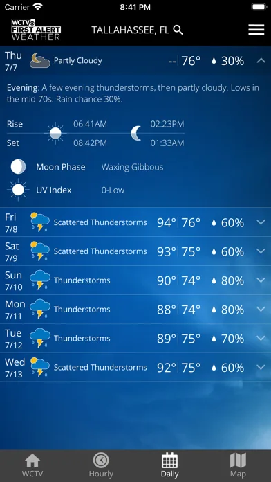 WCTV First Alert Weather screenshot 3
