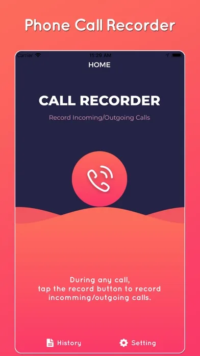Acr call recorder - for iPhone screenshot 1