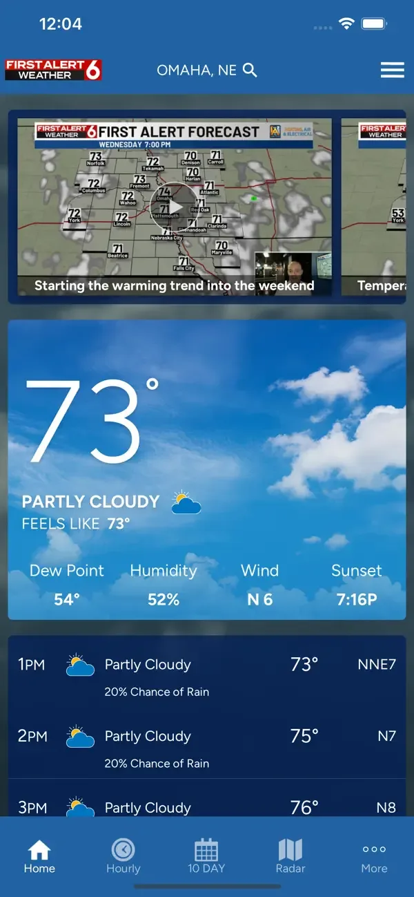 First Alert 6 Weather WOWT screenshot 1