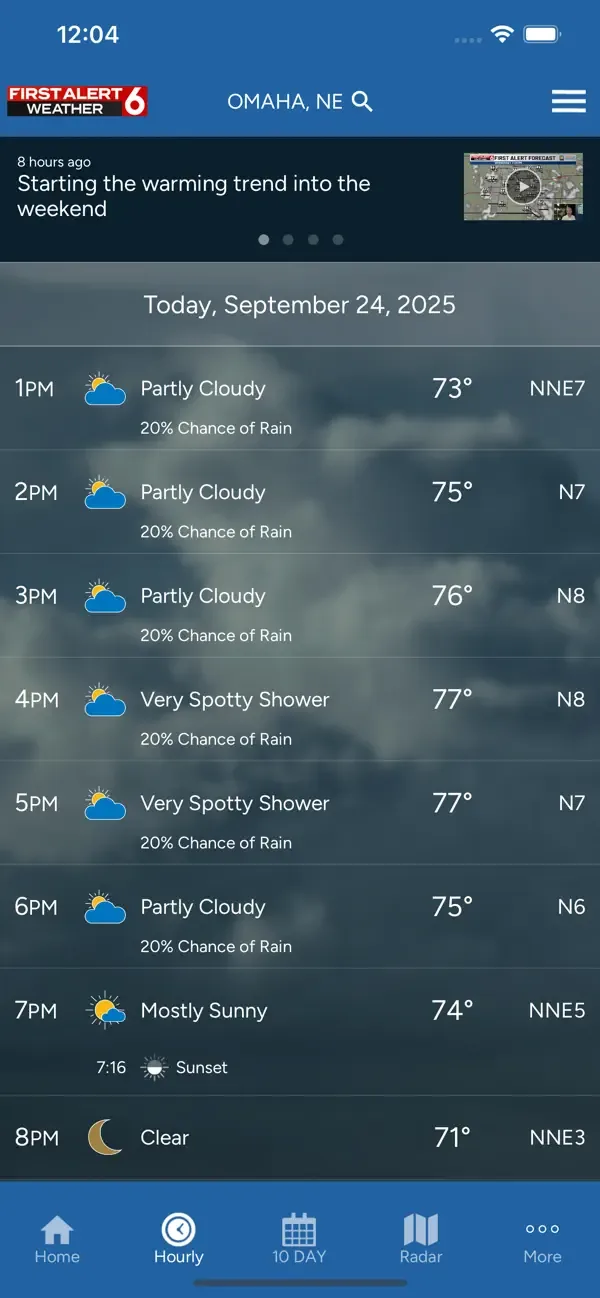 First Alert 6 Weather WOWT screenshot 2
