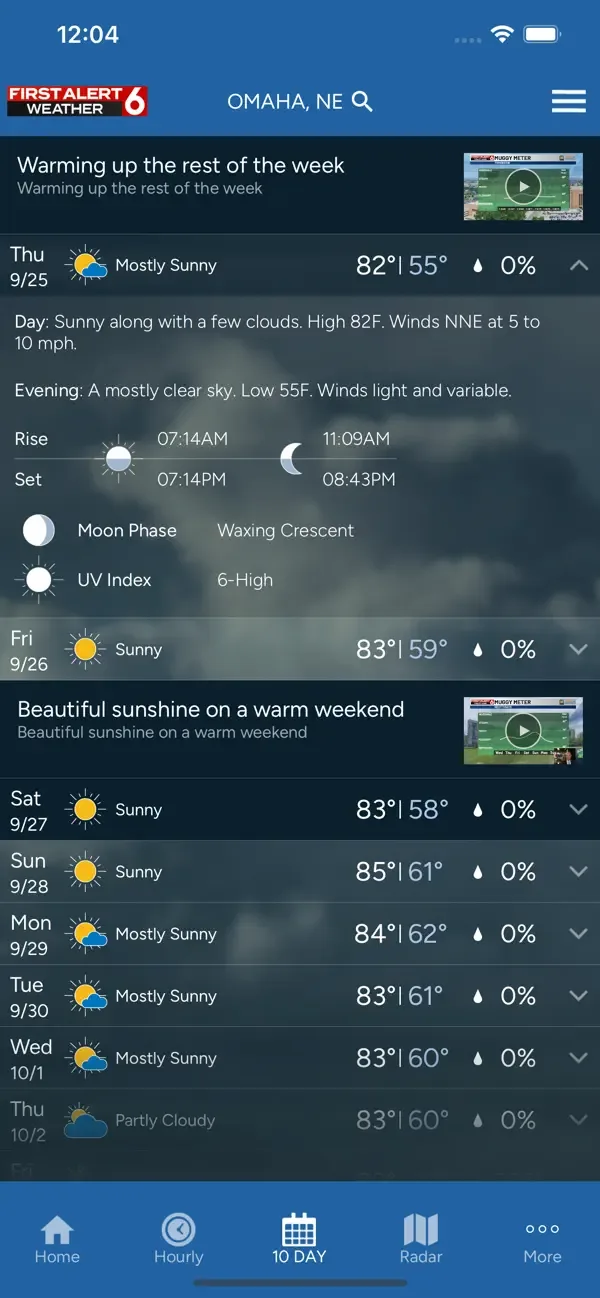 First Alert 6 Weather WOWT screenshot 3