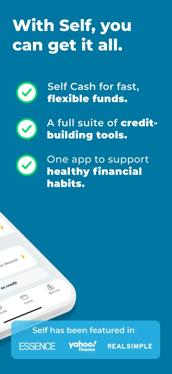 Self – Credit Builder & Cash screenshot 2