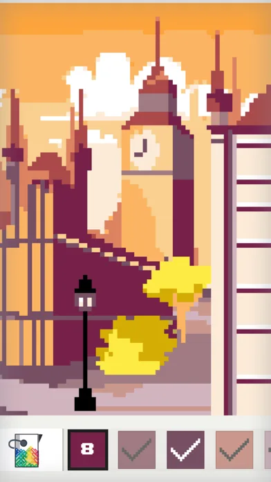 Pixel Land: color by number screenshot 4