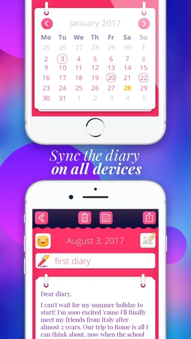 My Super Secret Diary Notes screenshot 2