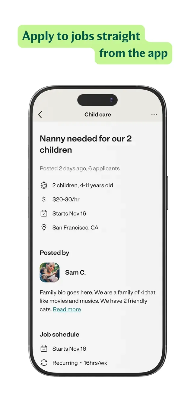 Care.com Caregiver: Find Jobs screenshot 5