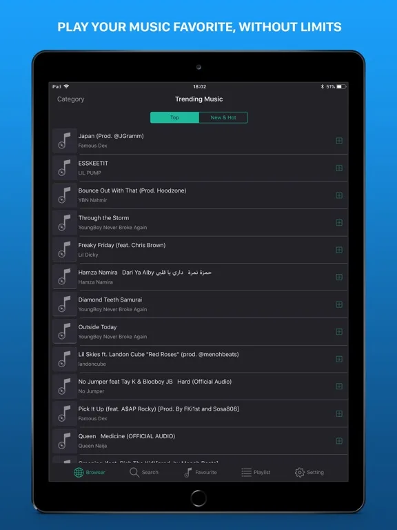 Music on Top - MP3 Music Play screenshot 5