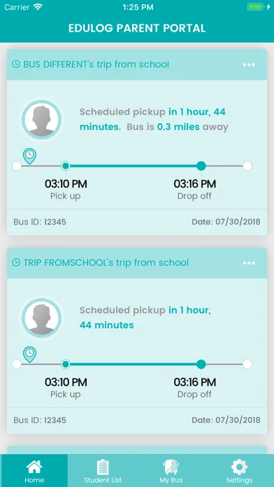 Edulog Parent Portal screenshot 2