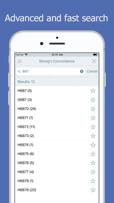 Bible and Strong’s Concordance screenshot 1