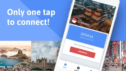 VPN: HotSpot VPN for iPhone screenshot 1