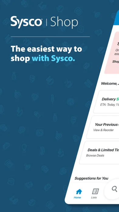 Sysco Shop screenshot 1