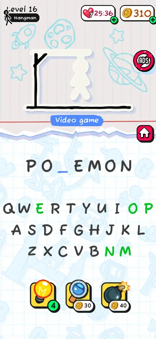 Hangman - Guess Words screenshot 1