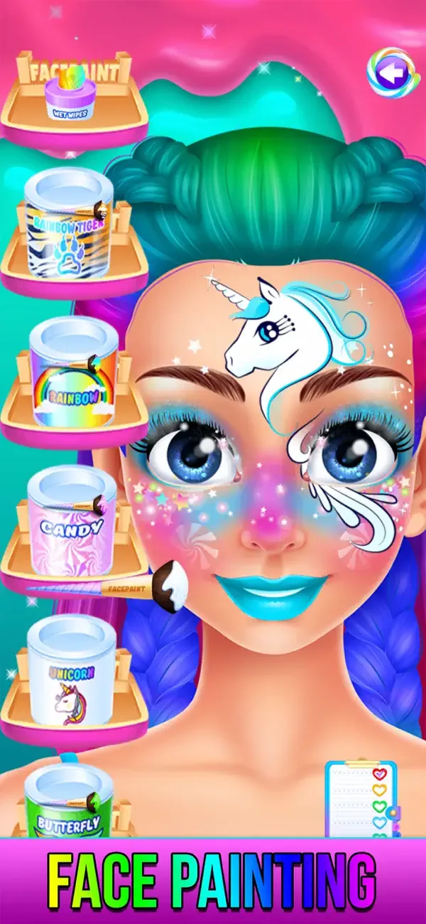 Rainbow Unicorn Candy Salon screenshot 1