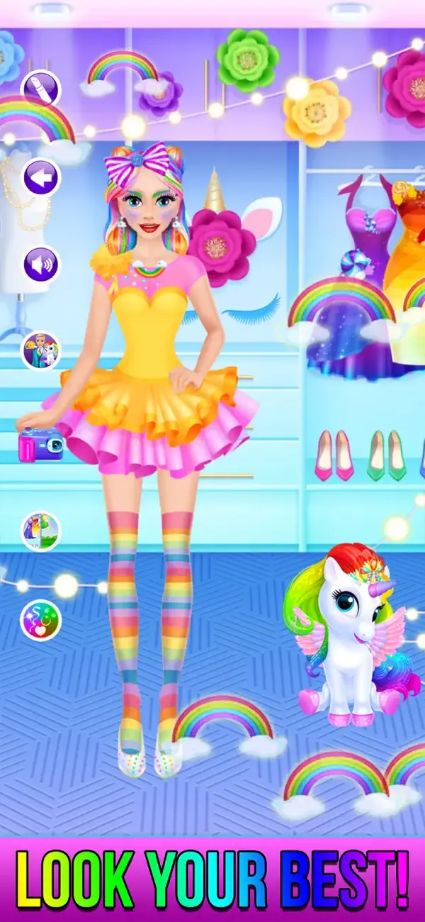Rainbow Unicorn Candy Salon screenshot 4