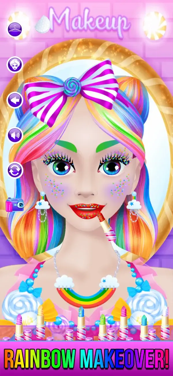 Rainbow Unicorn Candy Salon screenshot 5