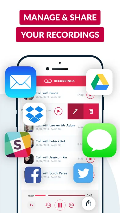 Phone Call Recorder Free of Ad screenshot 5