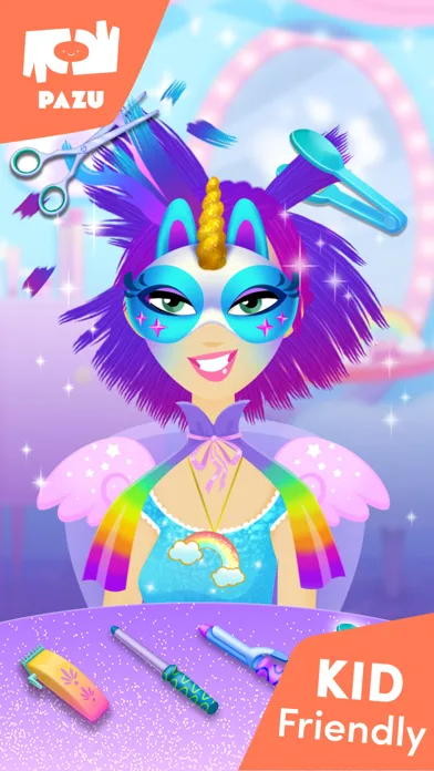 Girls Hair Salon Unicorn screenshot 2