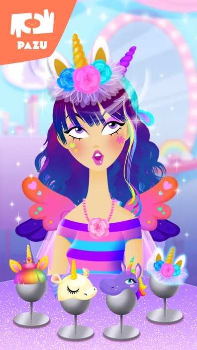 Girls Hair Salon Unicorn screenshot 4