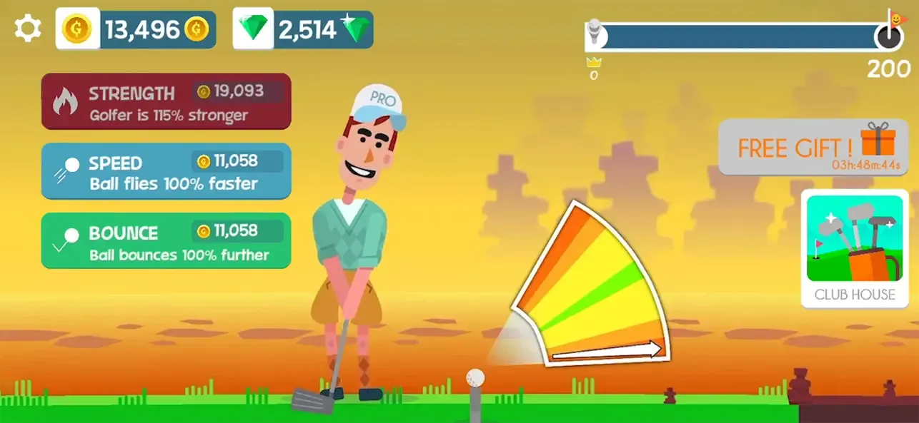 Golf Orbit: Perfect Swing screenshot 1