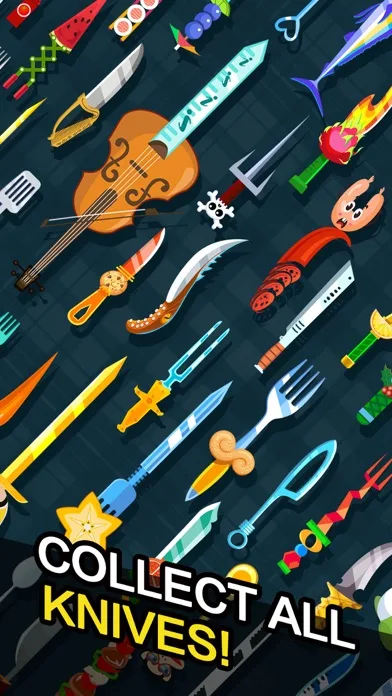 Knife Dash: Hit To Crush Pizza screenshot 1