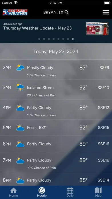 KBTX First Alert Weather screenshot 2
