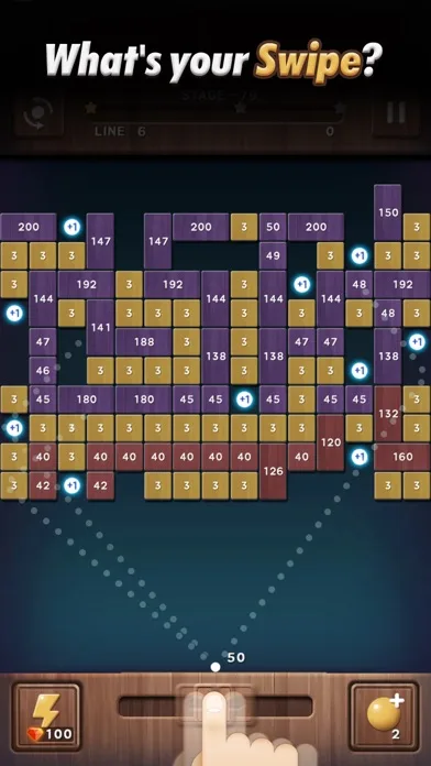 Swipe Brick Breaker: The Blast screenshot 2