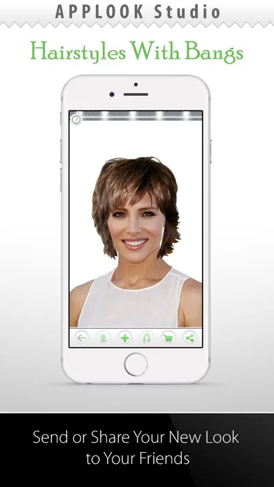 Hairstyle Try On With Bangs screenshot 3