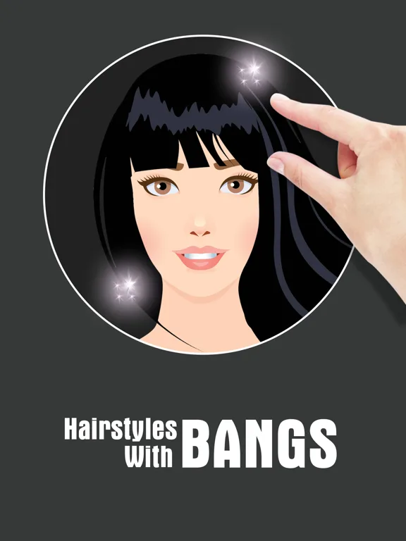 Hairstyle Try On With Bangs screenshot 5