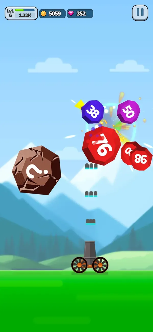 Ball Blast Cannon blitz mania screenshot 1
