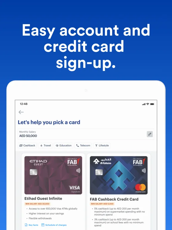 FAB Mobile Banking screenshot 2