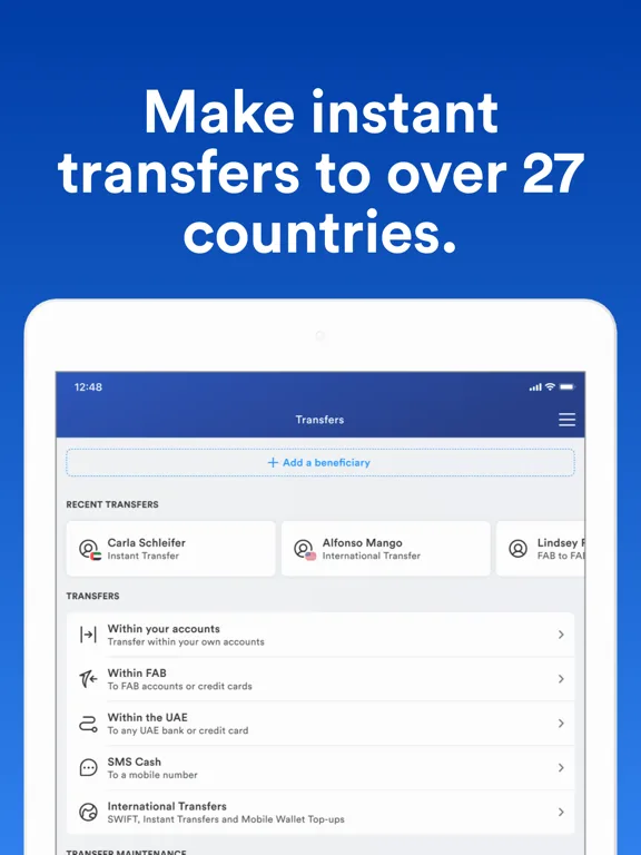 FAB Mobile Banking screenshot 3