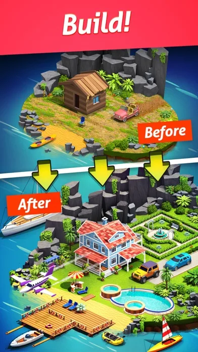 Island Building : Merge Games screenshot 1