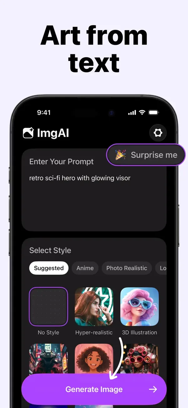 AI Photo Generator: ImgAI screenshot 4