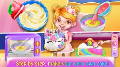 Rainbow Unicorn Cake Maker screenshot 2