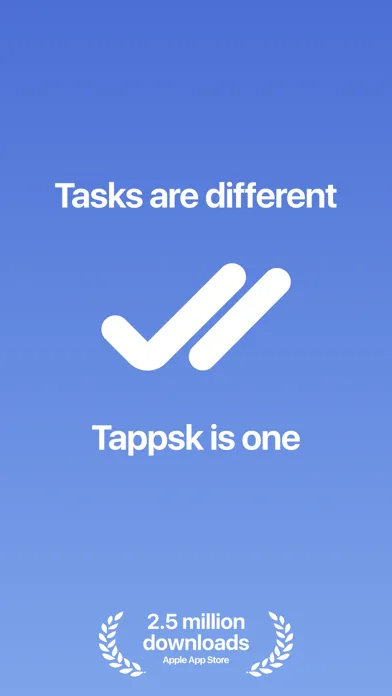 Tappsk: ToDo & Habit Tracker screenshot 1