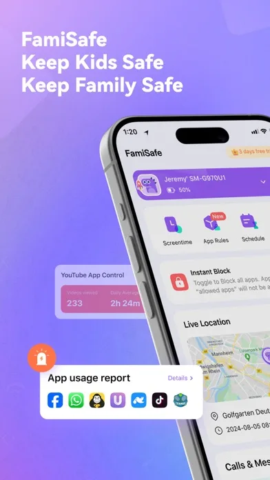 FamiSafe: Parental Control App screenshot 1